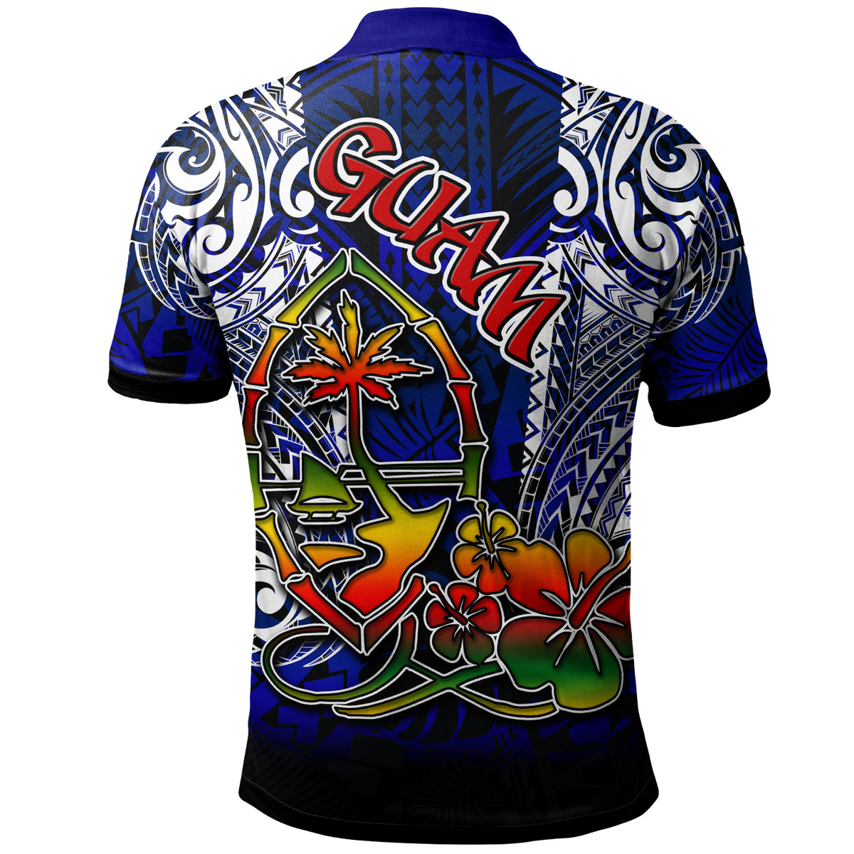 Guam Polo Shirt Custom Guahan Independence Day With Polynesian Tattoo Patterns LT10 - Polynesian Pride