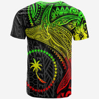Chuuk T Shirt Humpback Whale & Coat of Arms Reggae - Polynesian Pride