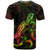 Nauru Polynesian T Shirt Turtle With Blooming Hibiscus Reggae - Polynesian Pride