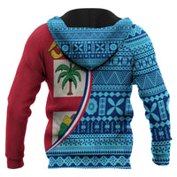 Fiji Hoodie Tapa Pattern - Polynesian Pride