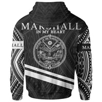 Marshall Islands Hoodie In My Heart Style Polynesian Patterns - Polynesian Pride