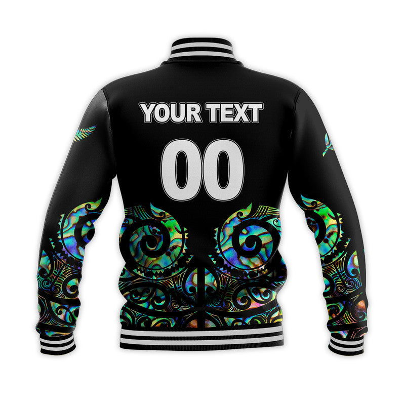 (Custom Personalised) New Zealand Rugby Baseball Jacket - Maori Haka Papua Shell style LT6 - Polynesian Pride