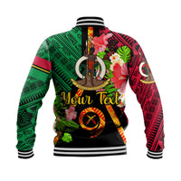 (Custom Personalised) Vanuatu Baseball Jacket Independence Be Proud Vanuatu Flag LT8 - Polynesian Pride