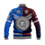 American Samoa And Western Samoa Baseball Jacket Together LT8 - Polynesian Pride