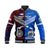 American Samoa And Western Samoa Baseball Jacket Together LT8 Unisex Blue - Polynesian Pride