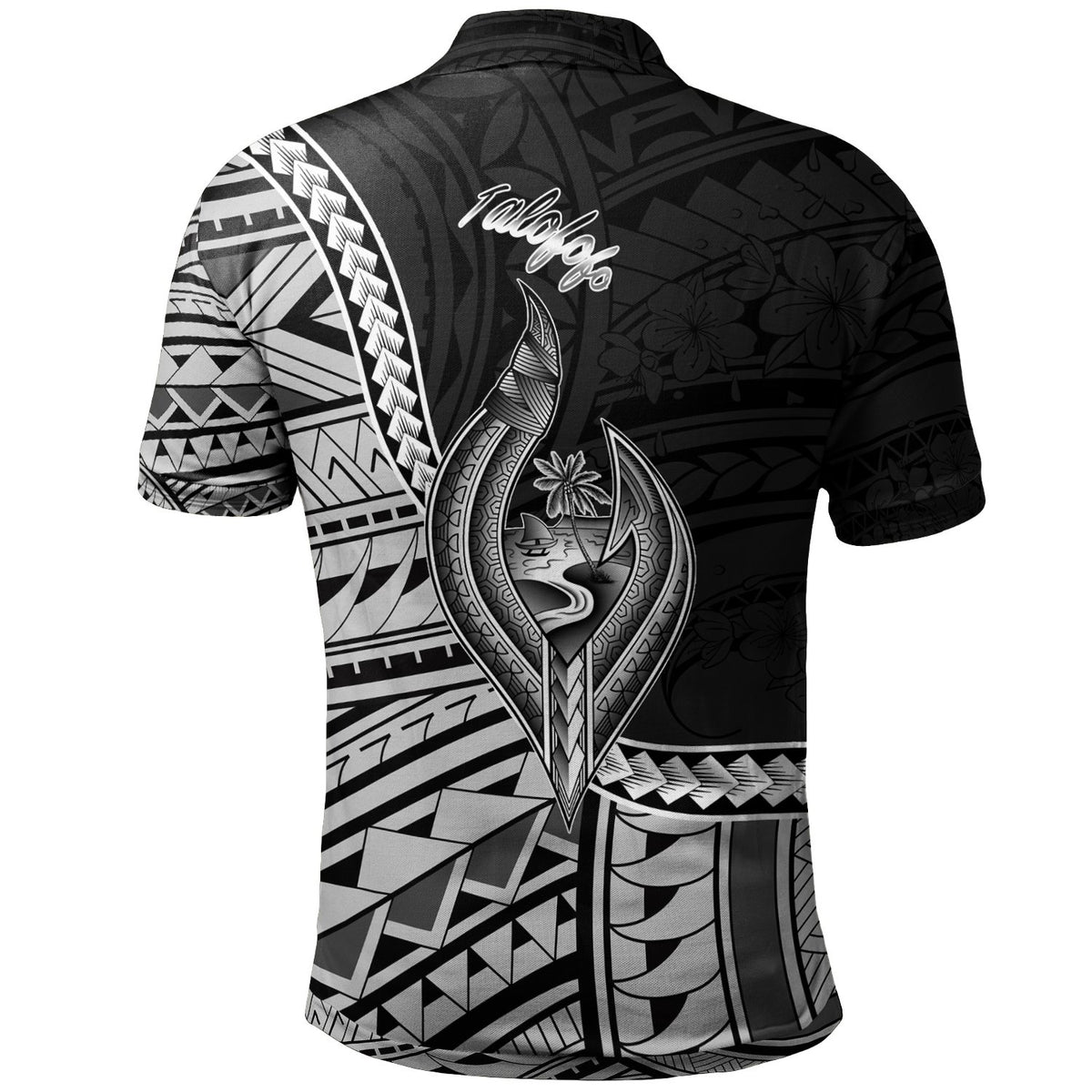 Guam Polo Shirt Talofofo Seal Of Guam Polynesian Patterns - Polynesian Pride