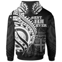 Fiji Zip Hoodie Polynesian Patterns Best Fiji Ever - Polynesian Pride