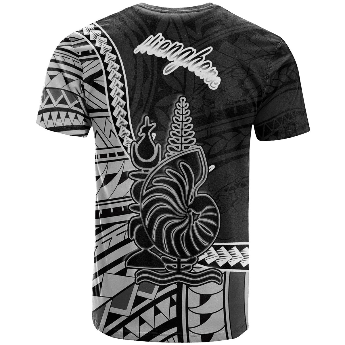 New Caledonia Islands T Shirt Hienghene Seal Of New Caledonia Islands Polynesian Patterns - Polynesian Pride
