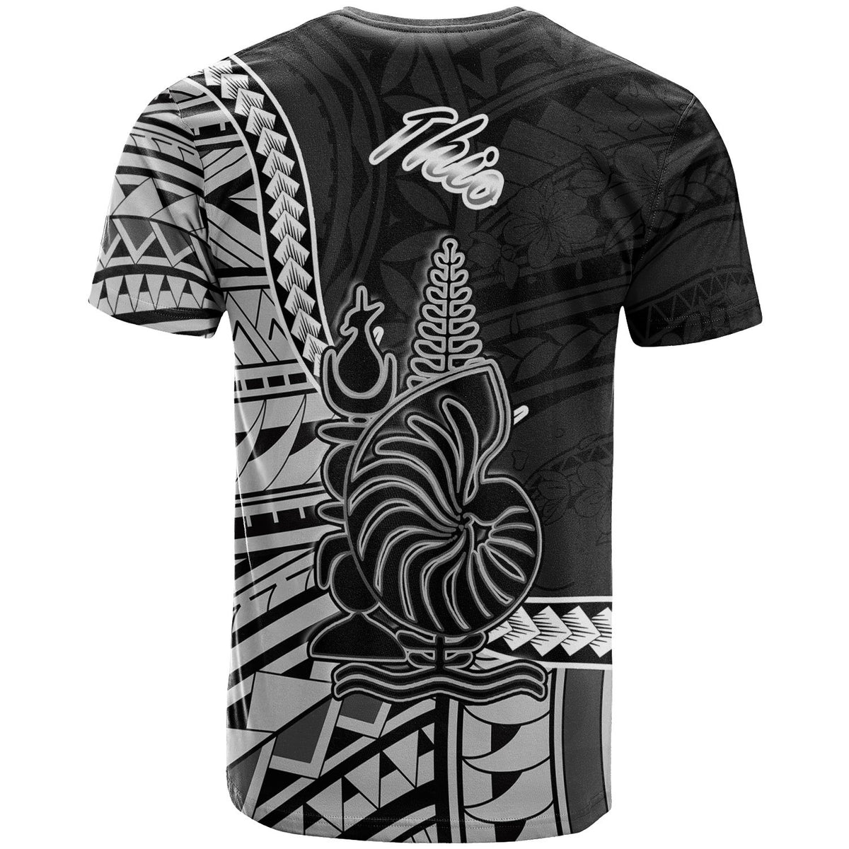 New Caledonia Islands T Shirt Thio Seal Of New Caledonia Islands Polynesian Patterns - Polynesian Pride