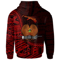 Papua New Guinea Hoodie Panguna Polynesian Patterns - Polynesian Pride
