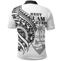 Guam Polo Shirt Black Color Polynesian Patterns Best Guam Ever - Polynesian Pride