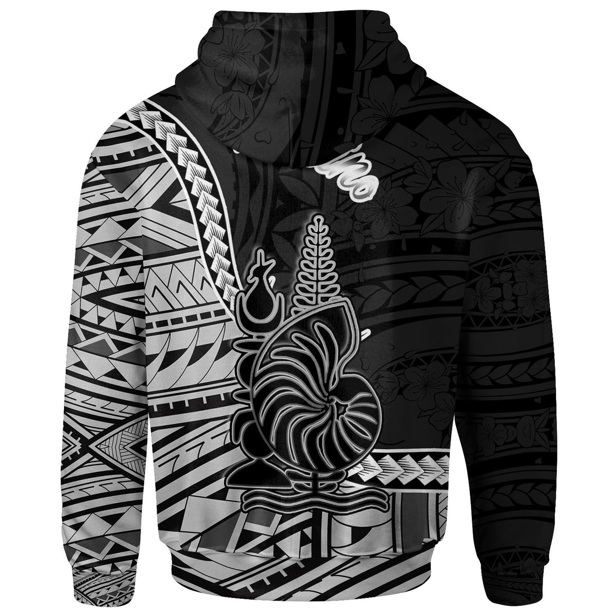 New Caledonia Islands Hoodie Farino Seal of New Caledonia Polynesian Patterns - Polynesian Pride