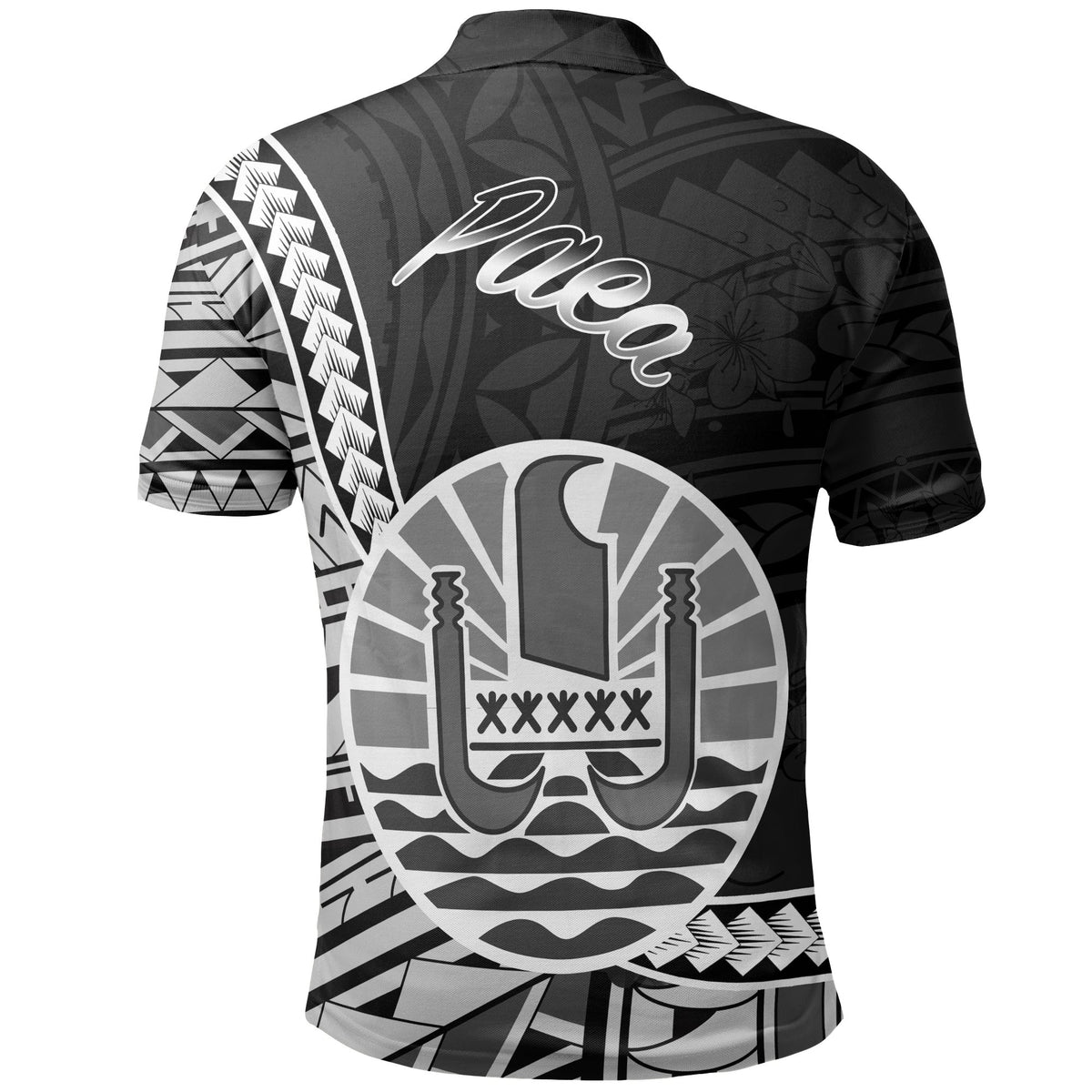 French Polynesia Polo Shirt Paea Seal Of French Polynesia Polynesian Patterns - Polynesian Pride