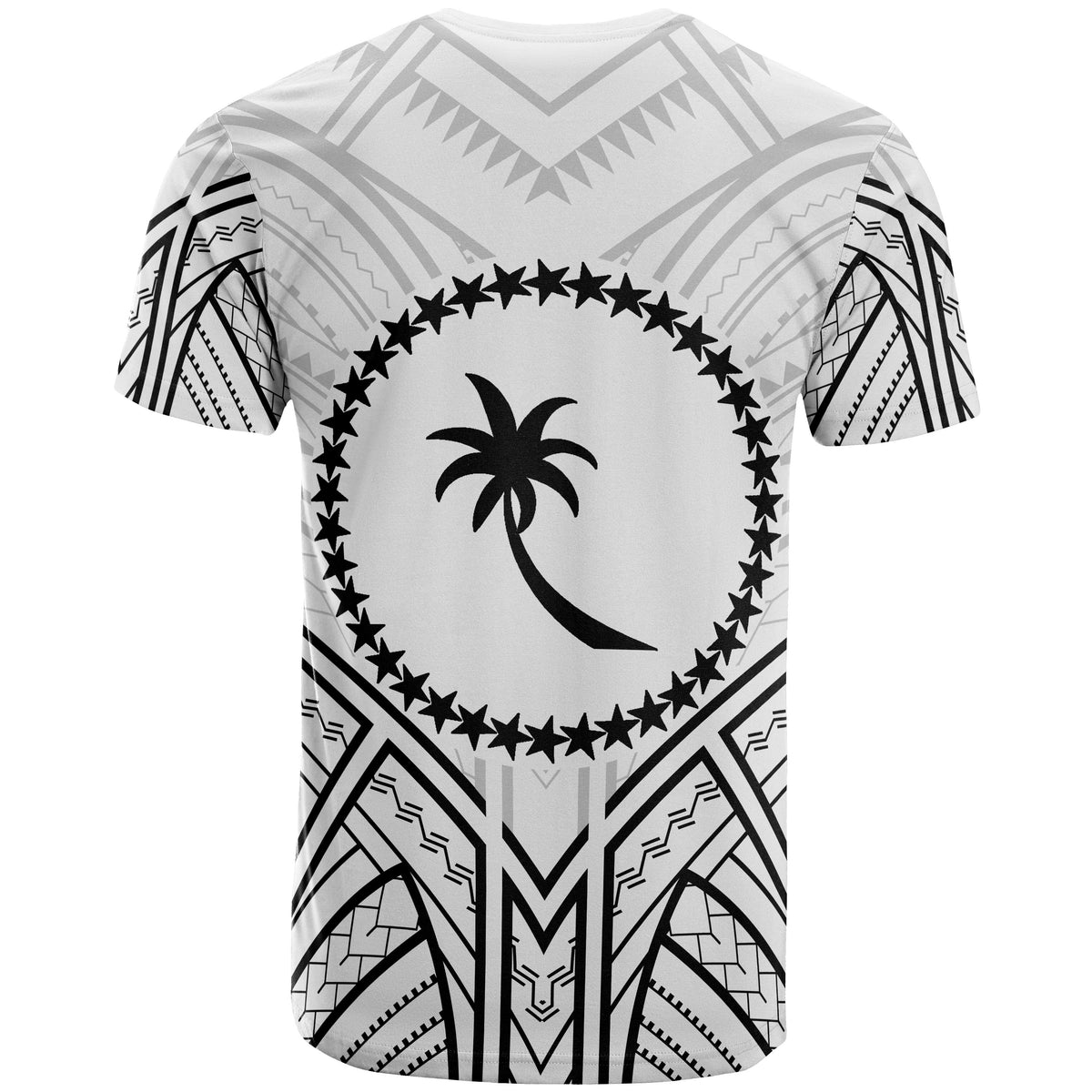 Chuuk State T Shirt Chuuk State Seal Tribal Patterns - Polynesian Pride