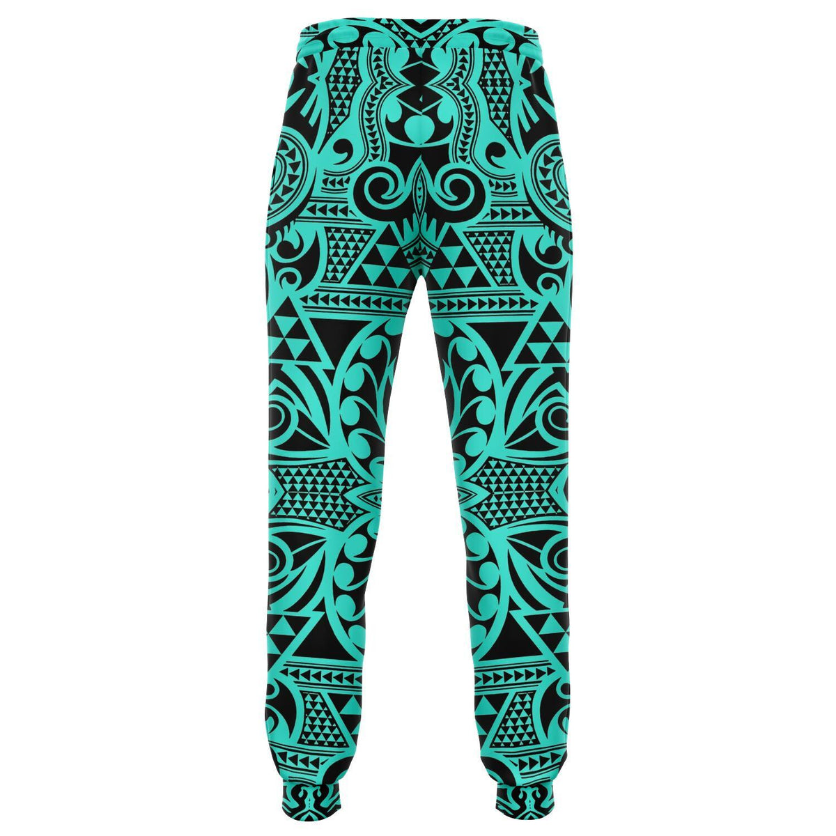 Polynesian Kakau Turtle Turquoise Joggers - Polynesian Pride