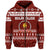 Tonga Beulah College Christmas Zip Hoodie Simple Style LT8 - Polynesian Pride