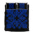 Hawaiian Royal Pattern Quilt Bed Set - Black And Blue - I2 Style - AH Blue - Polynesian Pride