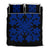 Hawaiian Royal Pattern Quilt Bed Set - Black And Blue - E1 Style - AH Blue - Polynesian Pride