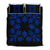 Hawaiian Royal Pattern Quilt Bed Set - Black And Blue - L3 Style - AH Blue - Polynesian Pride