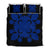 Hawaiian Royal Pattern Quilt Bed Set - Black And Blue - D2 Style - AH Blue - Polynesian Pride