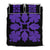 Hawaiian Royal Pattern Quilt Bed Set - Black And Purple - C1 Style - AH Art - Polynesian Pride