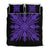 Hawaiian Royal Pattern Quilt Bed Set - Black And Purple - K2 Style - AH Art - Polynesian Pride