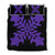 Hawaiian Royal Pattern Quilt Bed Set - Black And Purple - E2 Style - AH Art - Polynesian Pride