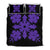 Hawaiian Royal Pattern Quilt Bed Set - Black And Purple - K1 Style - AH Art - Polynesian Pride