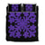 Hawaiian Royal Pattern Quilt Bed Set - Black And Purple - E1 Style - AH Art - Polynesian Pride