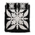 Hawaiian Royal Pattern Quilt Bed Set - Black And White - G1 Style - AH White - Polynesian Pride