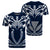 Hawaii Kanaka Polynesian Football Jersey T Shirt Blue Bernice Style Unisex Blue - Polynesian Pride