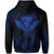 Hawaii King Polynesian Hoodie Durk Style Blue - Polynesian Pride