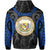 Hawaii Polynesian Tribal Coat of Arms Hoodie Blue Mark Style - Polynesian Pride