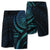 Hawaii Polynesian - Board Shorts - Blue - Haka Style Men Blue - Polynesian Pride