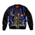 Hawaii Custom Personalised Bomber Jacket - Waipahu High School Marauders Pirates Polynesian Tribal Pattern-Navy Blue LT6 Unisex Blue - Polynesian Pride