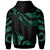 Hawaii Kanaka Maoli Polynesian Custom Hoodie Polynesian Tattoo Green Version - Polynesian Pride