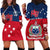 F.A.S.T Samoa Hoodie Dress Polynesian Enthusiasm LT13 Blue - Polynesian Pride