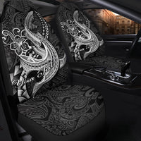 (Custom Personalised) Polynesian Shark Tattoo Hawaii Tribal Car Seat Covers - LT12 - Polynesian Pride