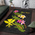 Hawaii Polynesian Custom Personalised Area Rug - Plumeria Tribal - Polynesian Pride