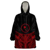 Chuuk Micronesia Pride Map And Seal Wearable Blanket Hoodie LT9 Unisex One Size - Polynesian Pride