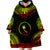 Chuuk Reggae Polynesian Tentacle Tribal Pattern Wearable Blanket Hoodie LT9 - Polynesian Pride