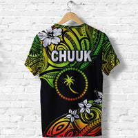 FSM Chuuk T Shirt Unique Vibes Reggae LT8 - Polynesian Pride