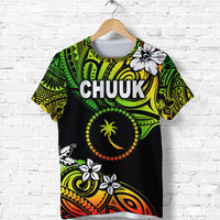 FSM Chuuk T Shirt Unique Vibes Reggae LT8 - Polynesian Pride