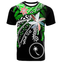 Chuuk Custom T Shirt Fanciful Forest Green Color Unisex Green - Polynesian Pride