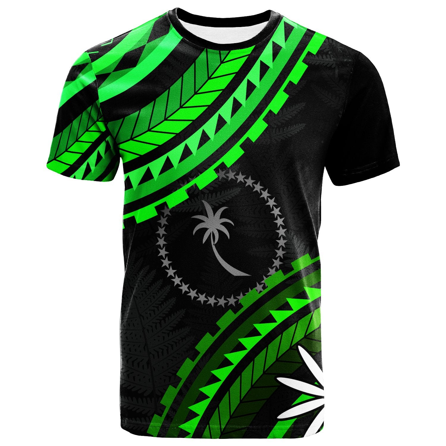 ChuukT Shirt Palm Leaf Texture Unisex Art - Polynesian Pride