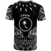 Chuuk Custom T Shirt Thunder Bolt Seamless Pattern - Polynesian Pride