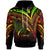 Northern Mariana Islands Hoodie Reggae Color Cross Style Unisex Black - Polynesian Pride