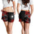 Northern Mariana Islands Polynesian Women's Shorts - Polynesian Chain Style - Polynesian Pride