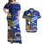 Polynesian Matching Hawaiian Shirt and Dress Samoa Tokelau Together LT8 Blue - Polynesian Pride