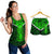 Combo Racerback Tank and Women Short New Zealand Maori Rugby Pride Version - Green - Polynesian Pride